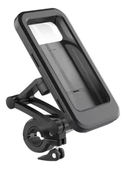 Base Soporte Impermeable Celular Moto Manubrio Ajustable 360