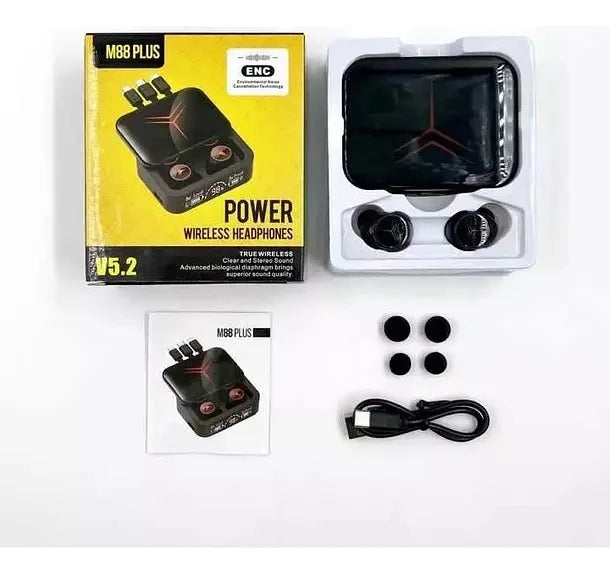 Audífonos Bluetooth Inalámbricos Recargables M88 Plus