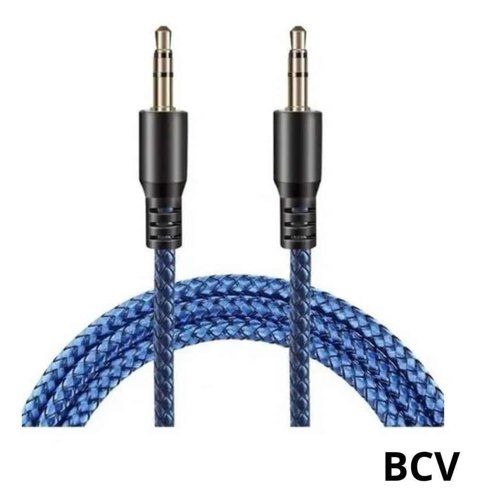 Cable Auxiliar 3.5mm A 3.5mm Plug A Plug Mp3 Cornetas