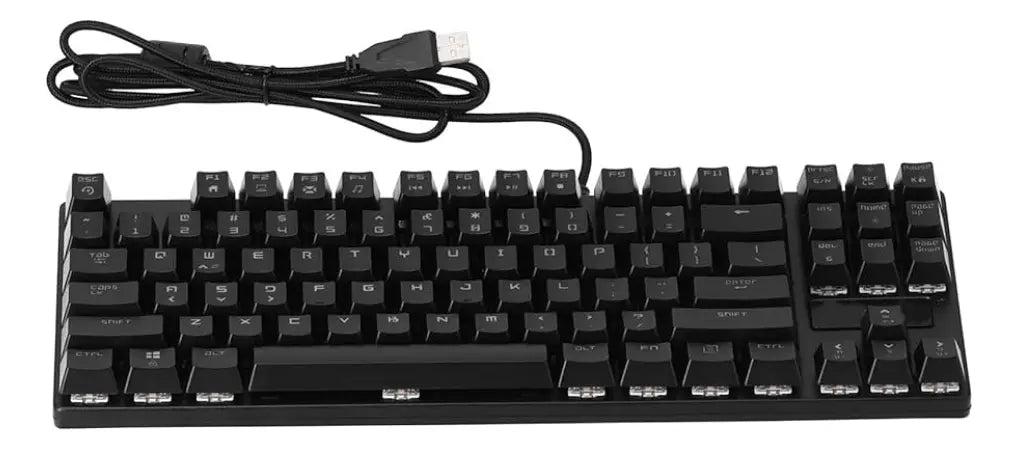 Teclado Mecanico Aukey Ergonomico Rgb Alambrico Led Armable