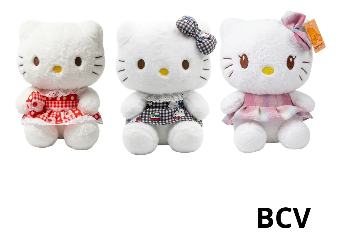Peluche Afelpado Hello Kitty Detalle 25cm Premium Kawaii