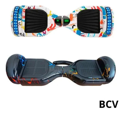 Patineta Electrica Hoverboard Con Bluetooth Y Luces Led