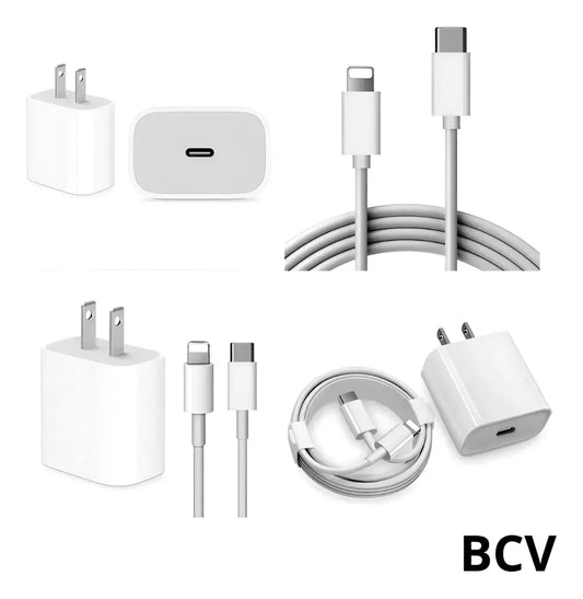 Cargador iPhone Certificado Carga Rapida 25w Tipo Lightning