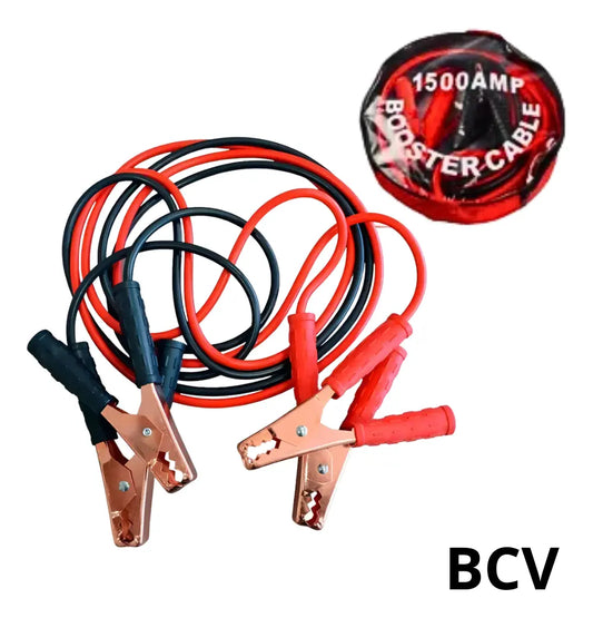 Cable Auxiliar Bateria Carro Moto 1500 Amperios Estuche 2m