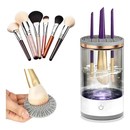 Limpiador De Brochas Electrico Esponjas De Maquillaje Usb