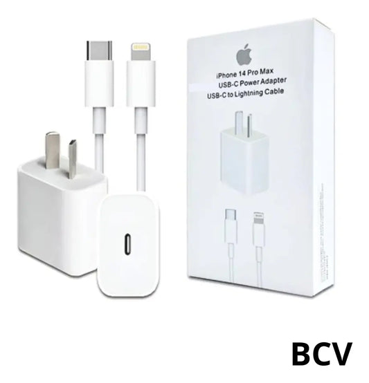 Cargador iPhone Certificado Carga Rapida 25w 12 13 14 Tipo C