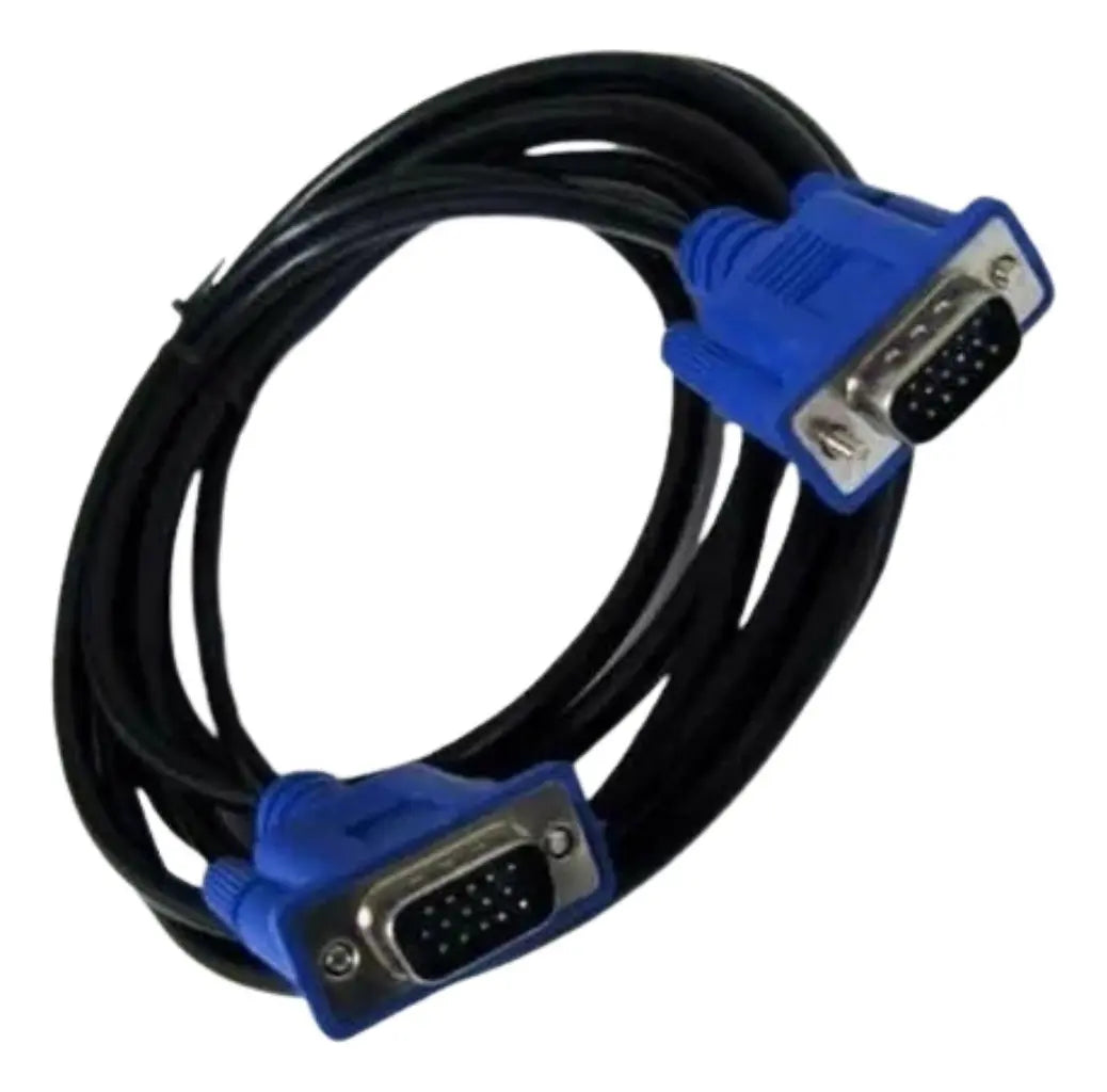 Cable Vga A Vga Monitor Dvr Pc 3 Metros 15 Pines Macho Macho