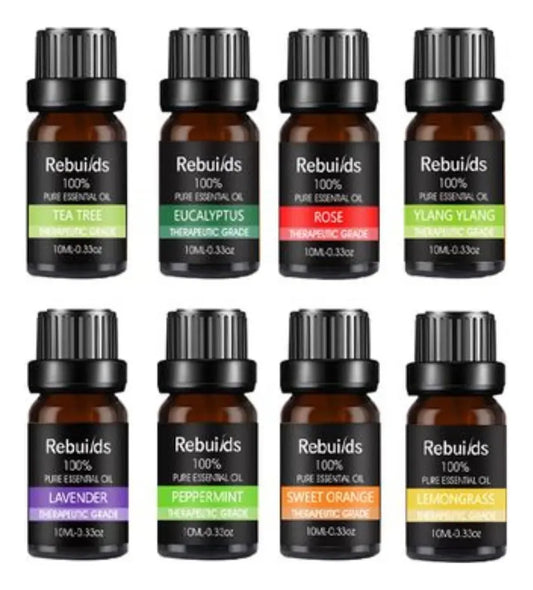 Caja Esencias Para Humidificador Difusor Aromas 8 Piezas
