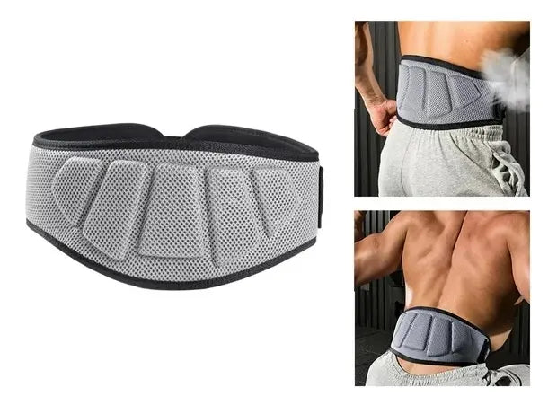 Cinturon Pesas Gimnasio Ejercicios Soporte Espalda Ajustable