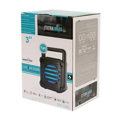 Corneta Portatil 3 Pulgada Bluetooth Radio Sd Usb Recargable