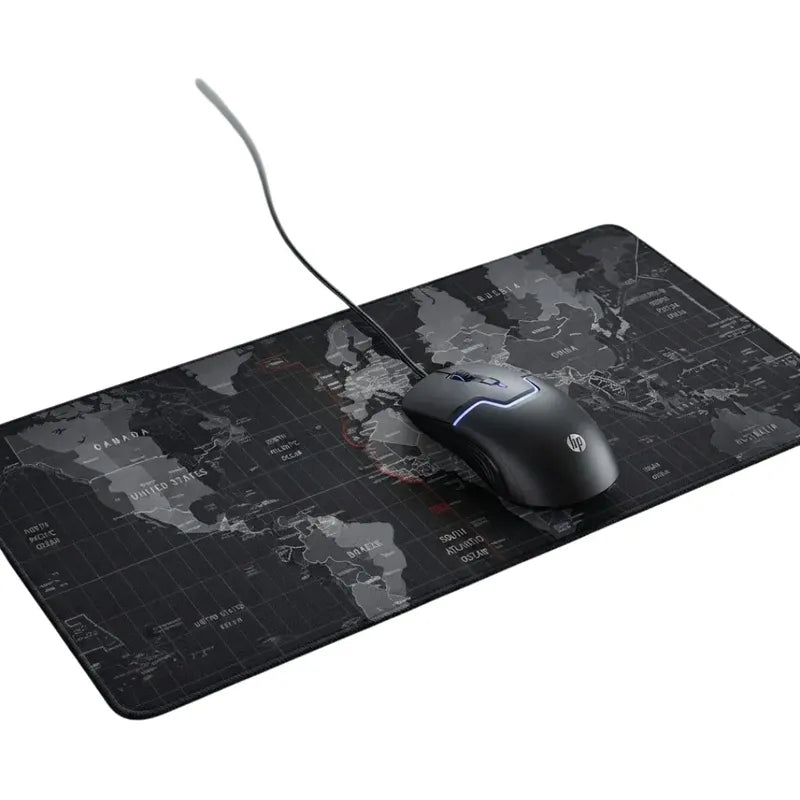 Mouse Gamer Hp Rgb + Mousepad Antideslizante Combo Pc