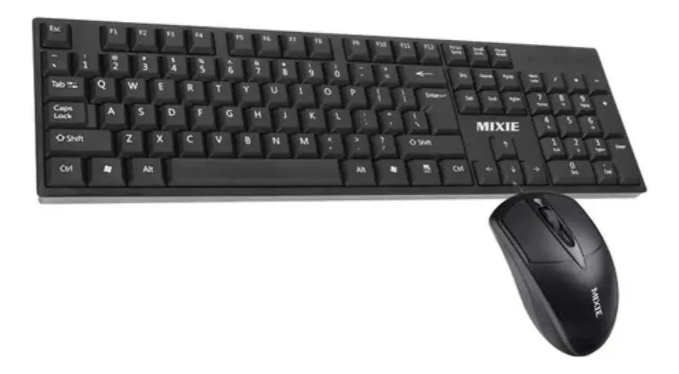 Combo Teclado Y Mouse Mixie Alambrico Usb Pc Laptop