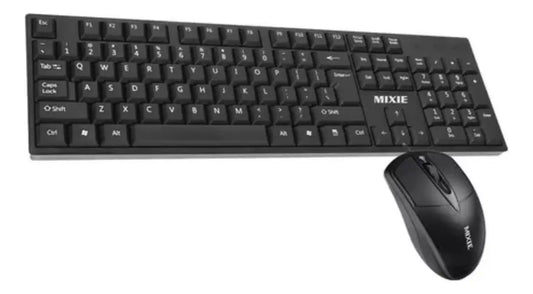 Combo Teclado Y Mouse Mixie Alambrico Usb Pc Laptop