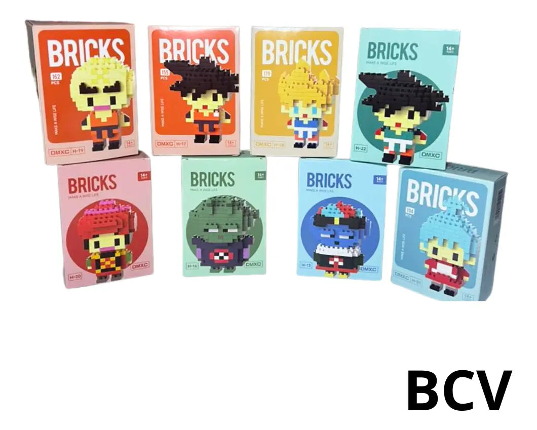 Bloque Mini Lego Bricks Figura Armable Coleccion Dragon Ball
