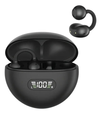 Audífonos Ergonómico Con Clip Oreja Bluetooth Sport Q87 V5.3