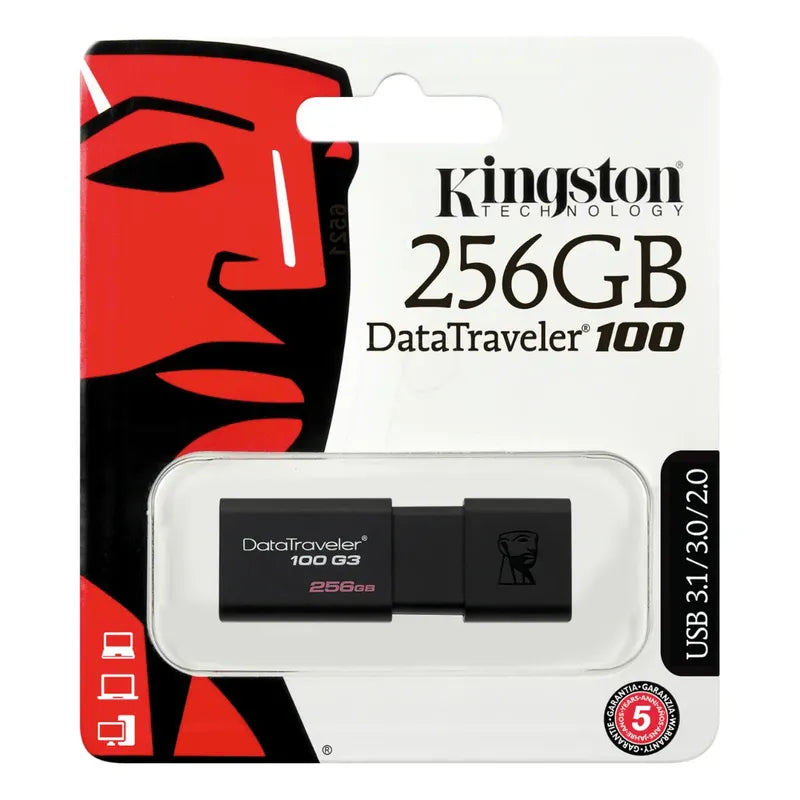 Pendrive 256gb Almacenamiento Kingston Usb 3.0 Datatravels