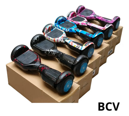 Patineta Electrica Hoverboard Con Bluetooth Y Luces Led