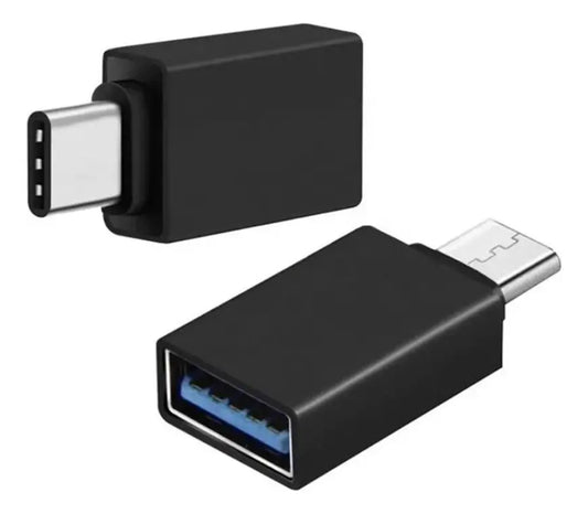 Adaptador Otg Usb Hembra A Tipo C Macho Celular Convertidor