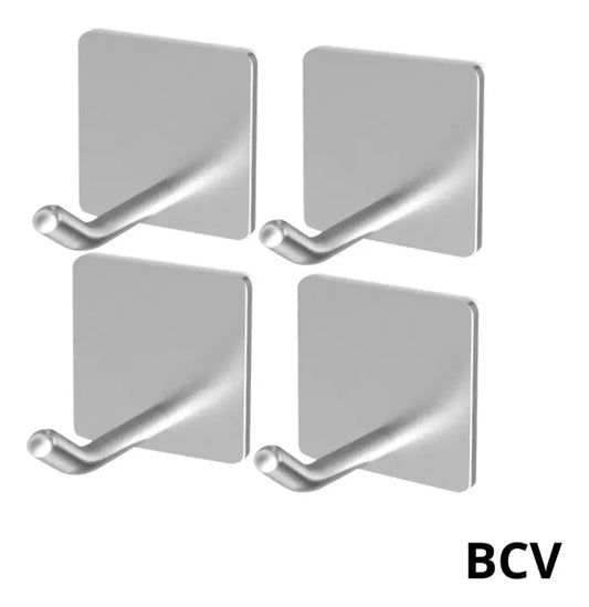 Ganchos Adhesivo Para Pared Colgar Resistente 5 Unidad Metal