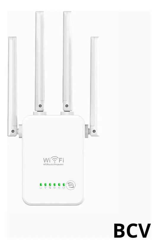 Repetidor Wifi Amplificador Señal 2.4ghz Rompe Muro 300 Mbps