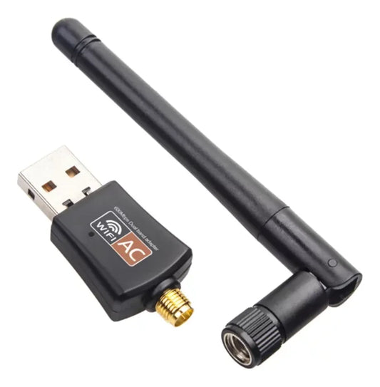 Antena Wifi Usb Doble Banda 600mbps 5g Pc Laptop Rompe Muro
