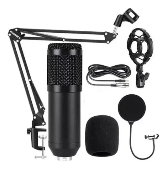 Micrófono Profesional Condensador Bm-800 Brazo Extensible