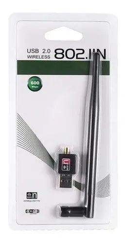 Antena Wifi 20 Dbi Dual Band 5g 600mbps Usb Pc Laptop