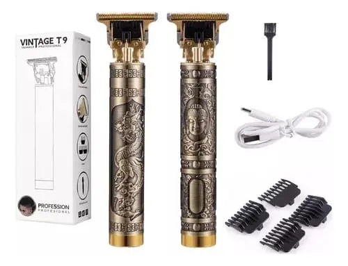 Maquina De Afietar Trimmer Vintage T9 Patillera Recargable