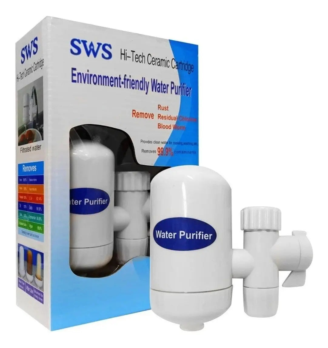 Filtro Purificador Agua Potable Ceramica Grifo Cocina