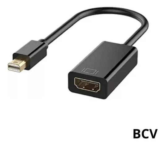 Convertidor Mini Display Port Hdmi Adaptador Macho Hembra Hd