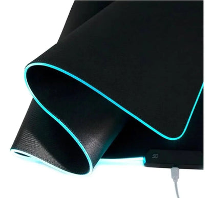 Mouse Pad Rgb Antideslizante Gamer Computadora Laptop 30x80