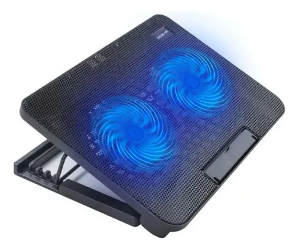 Base Fancooler Laptop Ventilador Rgb Ajustable Niveles Usb