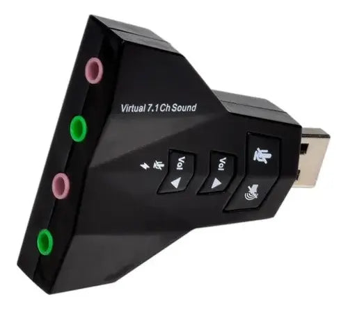 Tarjeta Adaptador Audio Sonido Usb Computadora Pc Laptop
