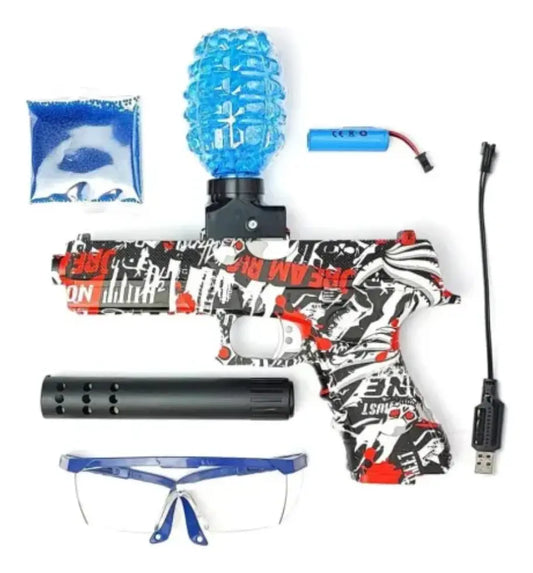 Pistola Hidrogel Semi Automatica Hydro Blaster Silenciador