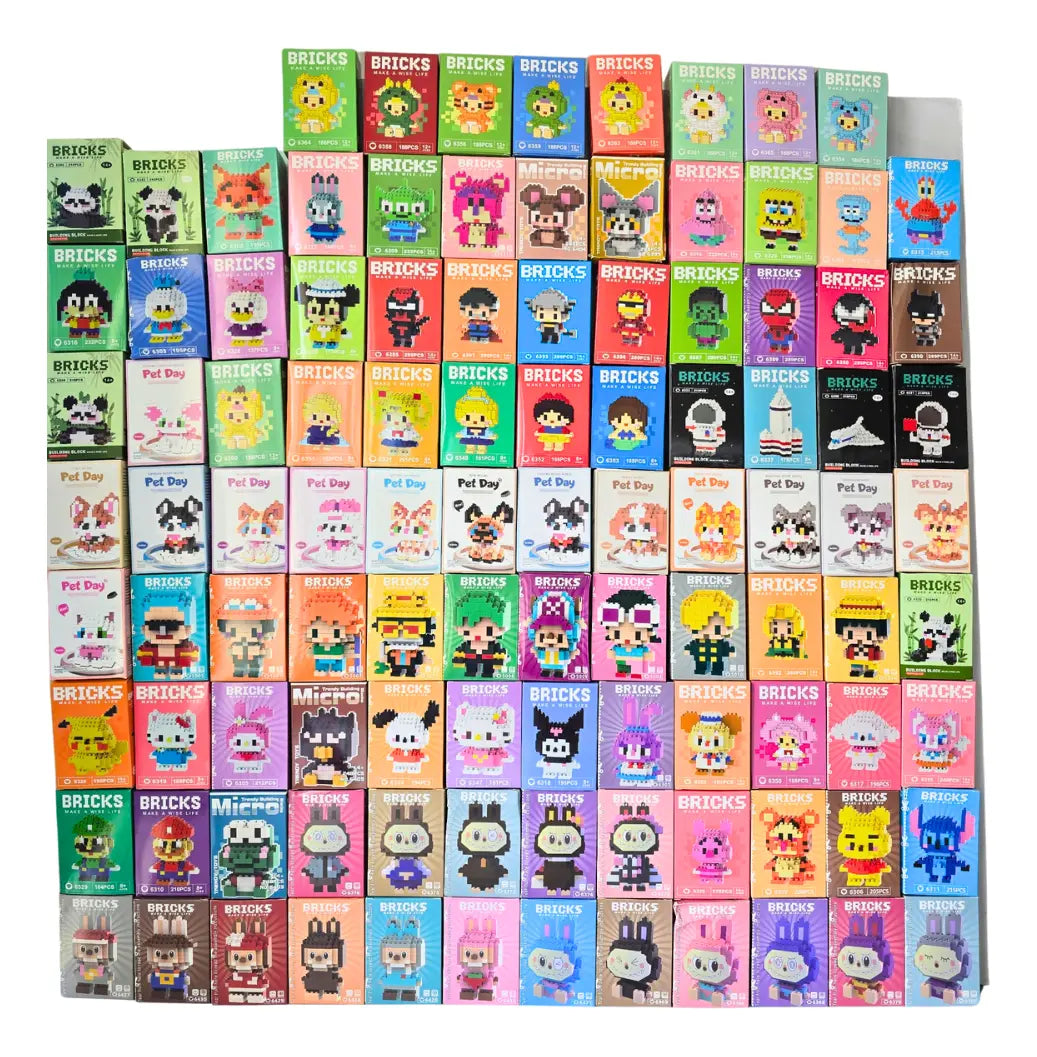 Bloques Mini Lego Bricks Figuras Armable Coleccion Juegos