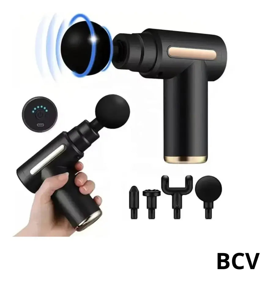 Pistola Masaje Vibracion Corporal Muscular Portátil Deporte