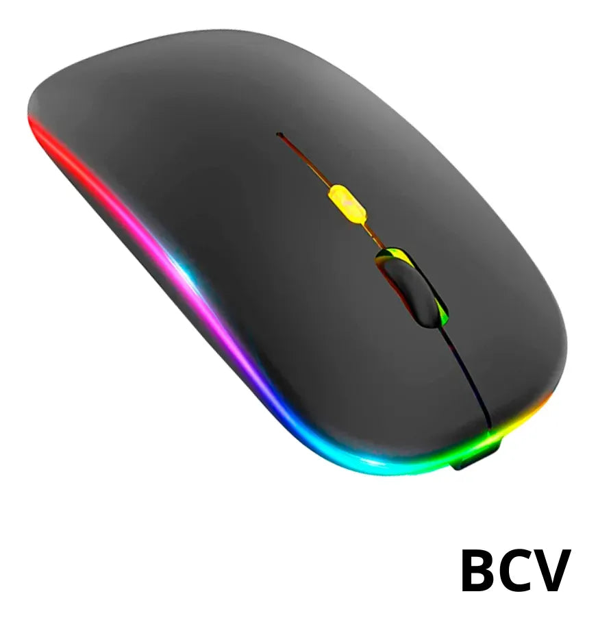 Mouse Rgb Ergonómico Inalámbrico 1600 Dpi Recargable
