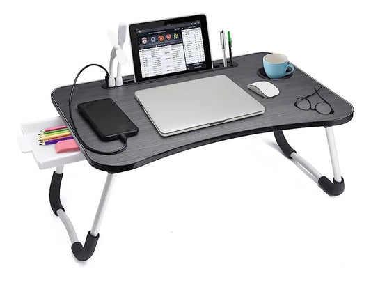 Mesa Auxiliar Cama Plegable Premium Para Laptop Y Tablet