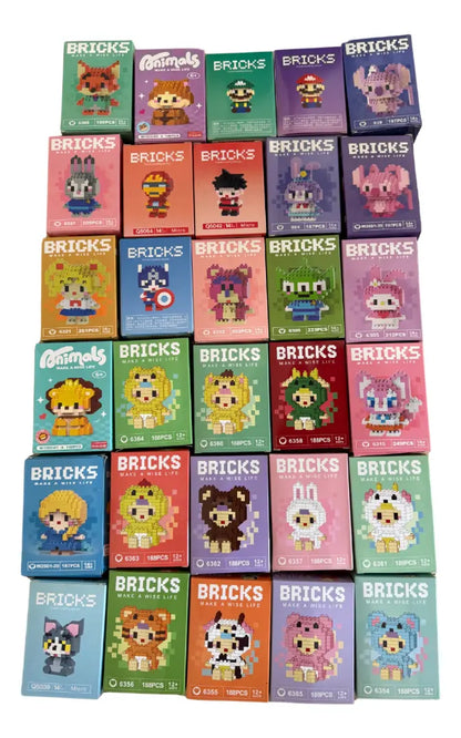 Bloques Mini Lego Bricks Figuras Armable Coleccion Juegos