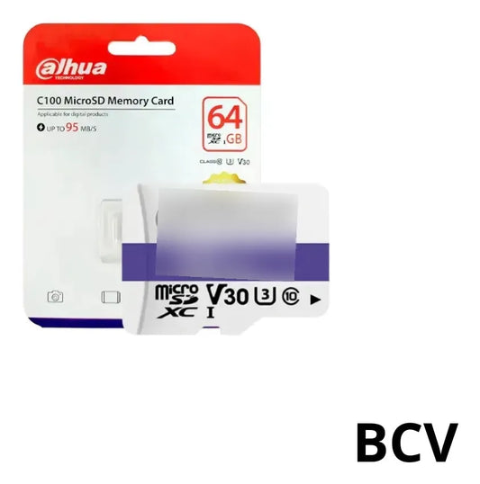 Memoria Micro Sd 64gb Dahua C100 Sellada Hd V30