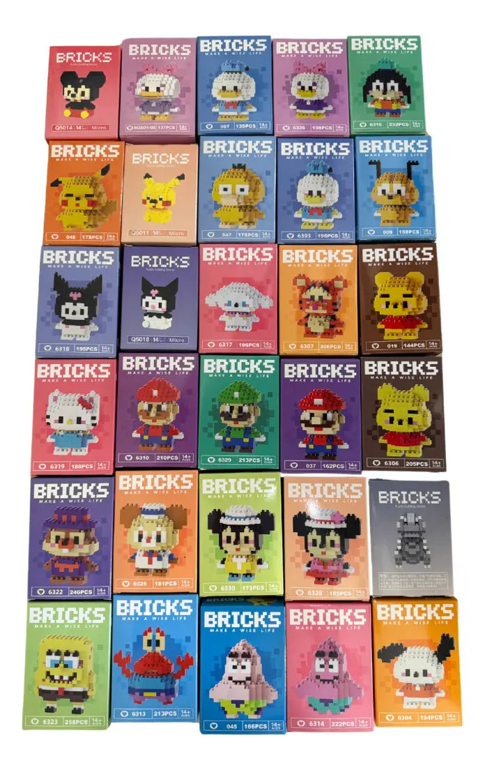 Bloques Mini Lego Bricks Figuras Armable Coleccion Juegos
