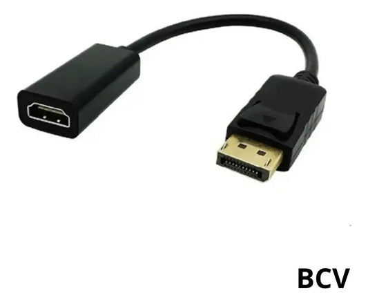 Cable Adaptador DisplayPort a HDMI Hembra 4K Ultra HD