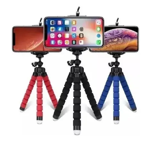 Tripode Soporte Pulpo Celular Camaras Telefono Flexible Base