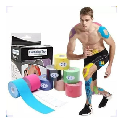 Banda Kinesiotape Venda Cinta Kinesiologica Fisioterapia 5cm