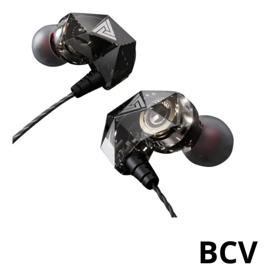 Audifonos Alambricos Qkz Ergonomicos In-ear Deportivos